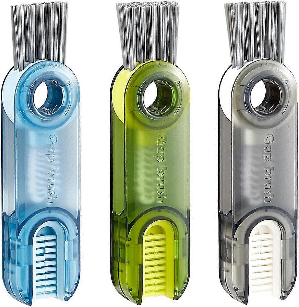 3 in 1 Tiny Cleaning Brush, 3 Pack Cup Lid Cleaner Brushes Set Mini