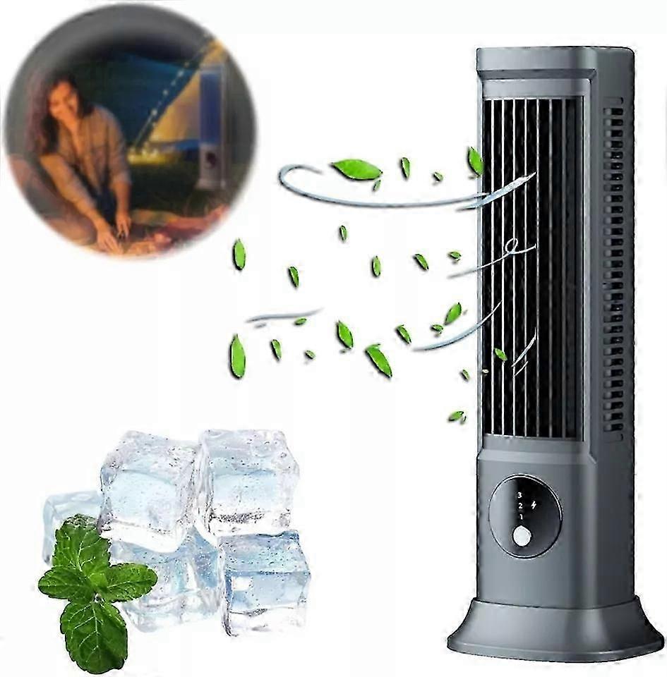 Portable air conditioner cooling fan