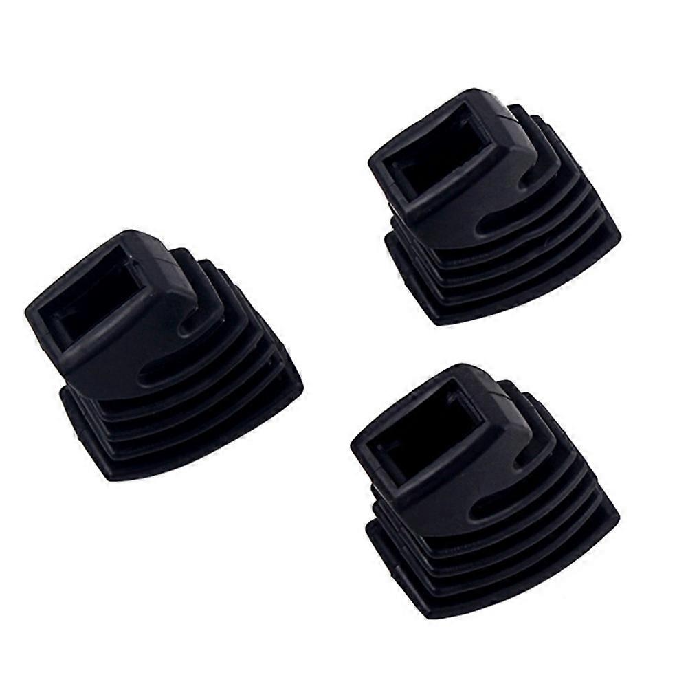 3Pcs Drum Kit Accessories Snare Stand Rubber Pads Tripod Mat