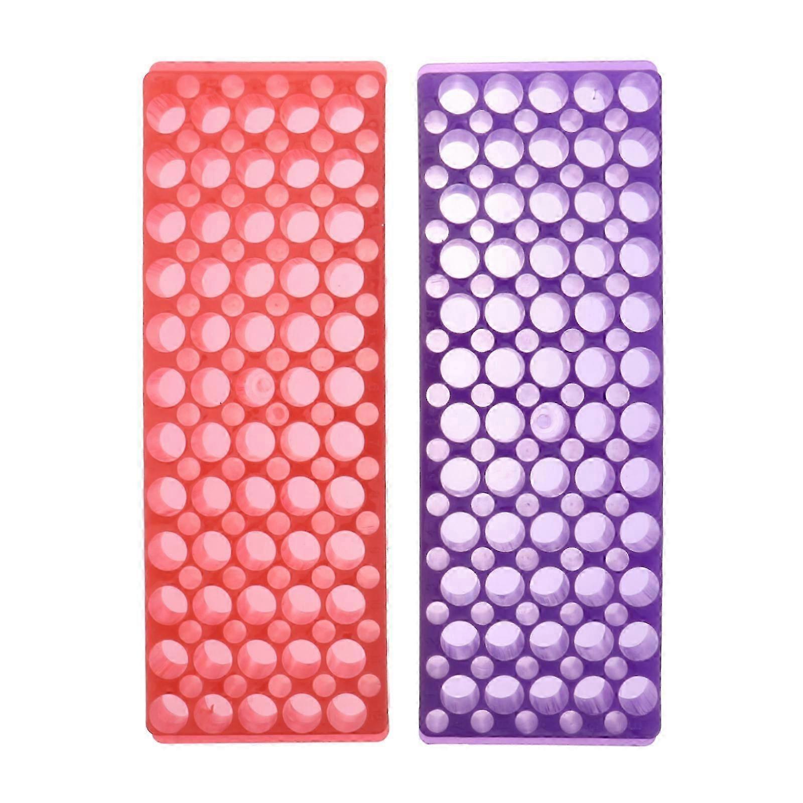 2 PCS Centrifuge Tube Racks Thickened Centrifuge Tube Holders Laboratory Scientific Experiment Accessory 0.5ml/1.5ml