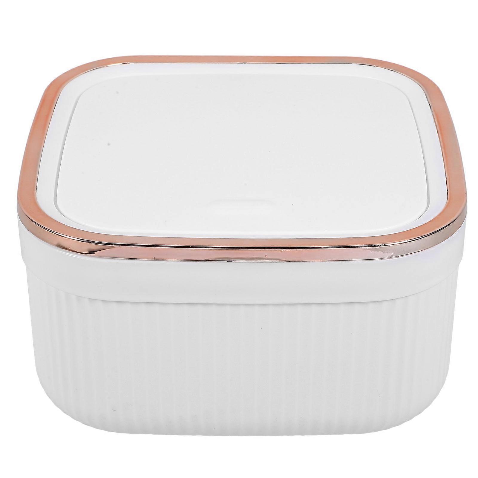 Convenient Trash Bucket Desktop Waste Bin Bedroom Use Small Item Storage 1Pack