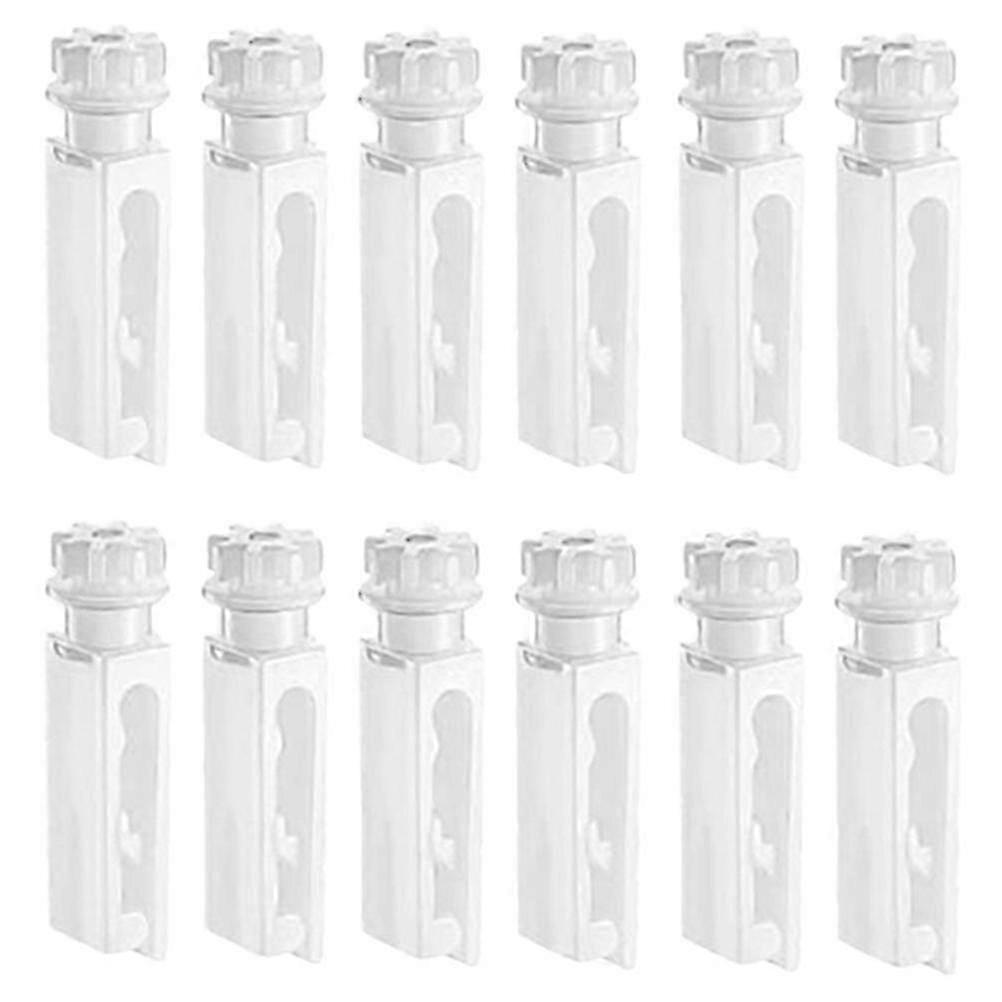 12 Sets Vertical Blind Repair Tabs and Replacement Stems