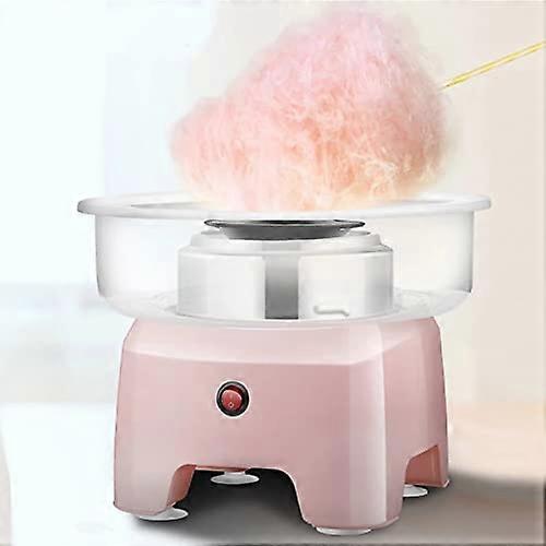 Pink Cotton Candy Machine Portable Candy Floss Maker For Kids And Adults Home Use Easy To Use Safe For All Ages