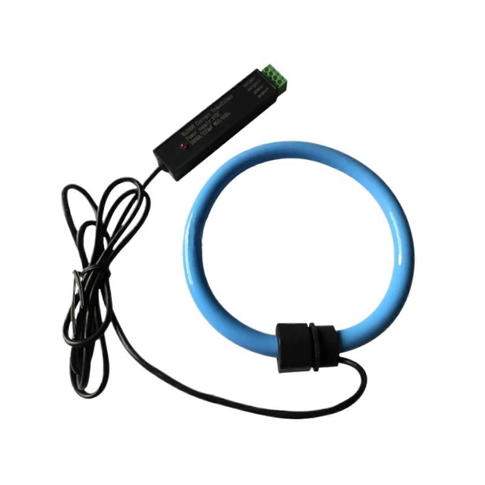 Current Sensor Rogowski Coils Flexible Rogowski Coils 10A-200kA 0.33V 0.5V 1A 4-20mA Output 100kA 333mV 21cm Length