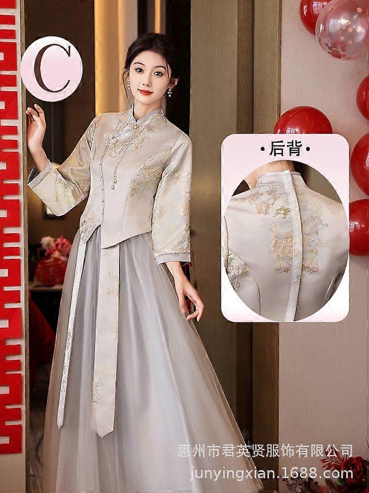 Bridesmaid Dresses, Chinese Women's Summer Beauty, Sister Group Wedding  Dresses, Niche High-End Cheongsam Bridesmaid Dresses | Fruugo UK