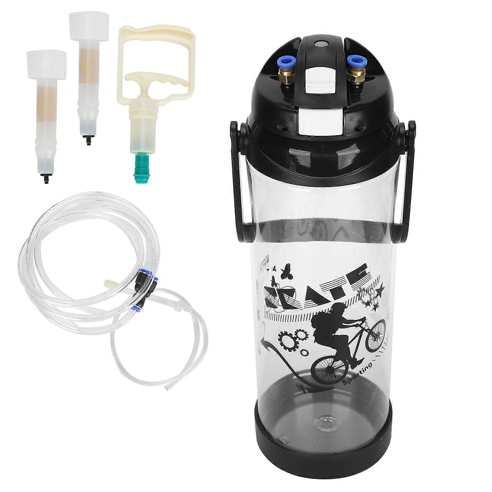 Household 3L Milking Machine Kit Manual Operation Portable Sheep Goat Milking MachineDouble Head