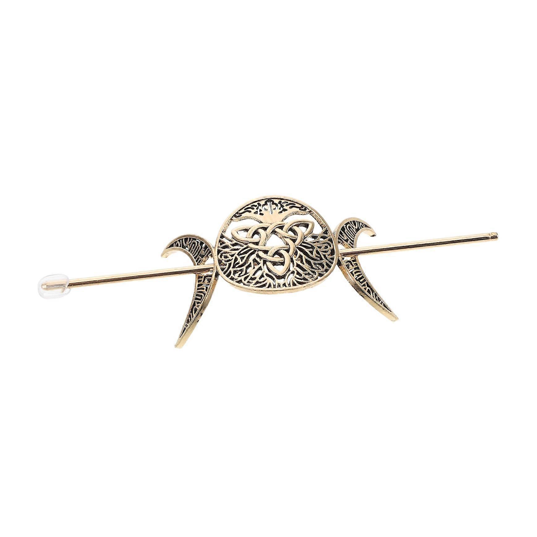 Hohle Halbmond Haarnadel - Goldene Metall Haarspange für Frauen, Mond Haarschmuck, Süße Haardekor, Haarnadeln für Haarstyling