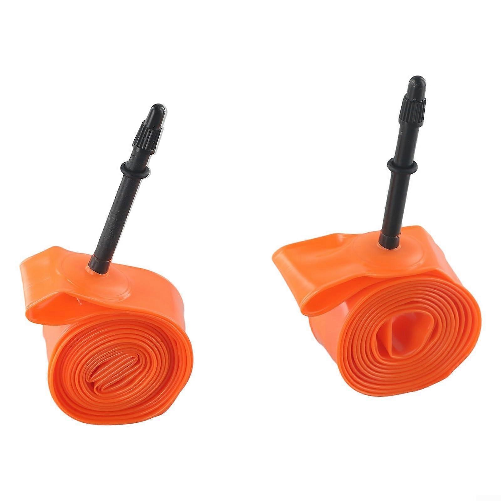 Ultralight Bicycle Inner Tubes 2 Pack, 700 x 18 32C, Presta Valve, 45 mm Length, Lightweight Design