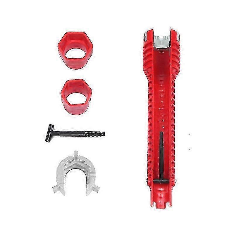 Eight in One Multifunctional Sanitary Faucet Socket Sink Wrench for Domestic Water Heater Screw Removal Tool