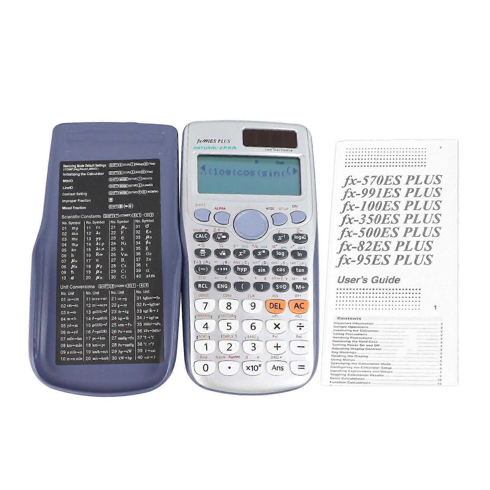 2025 Latest Model  Scientific Calculator Large Display 417 Functions Battery