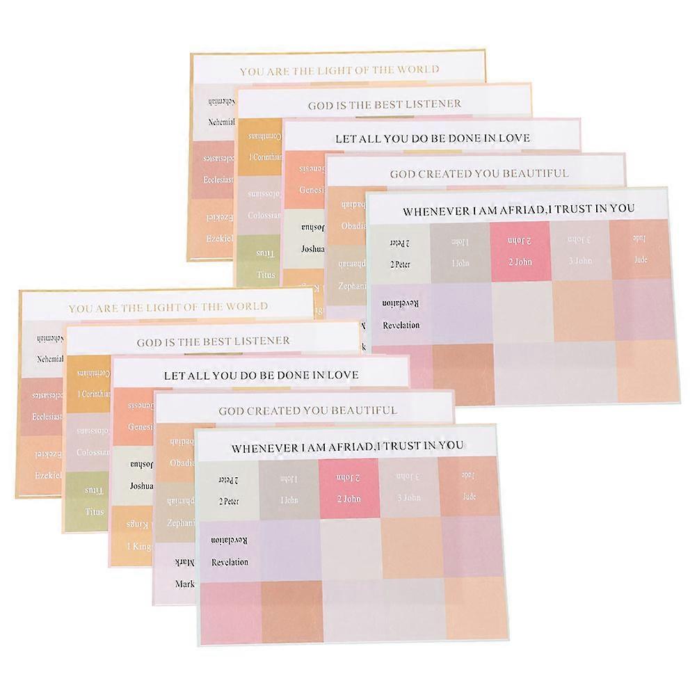 Page Tabs For Books Adhesive Bible Tabs Section Referencing As Shown 2 Sets of 5 Stickers