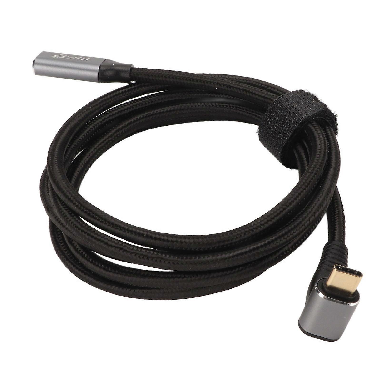 USB C 3.2オス-メスケーブルPD100W急速充電10Gbps 4K、60HzでSteam Deckゲームコンソール用USB C充電ケーブル