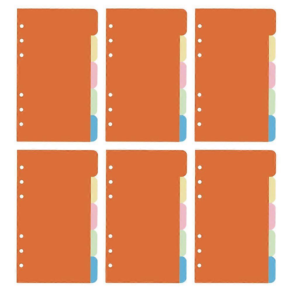 30 Pcs Durable Colored Loose-leaf Pocketbook Refills Replacement Pages (Assorted Color)