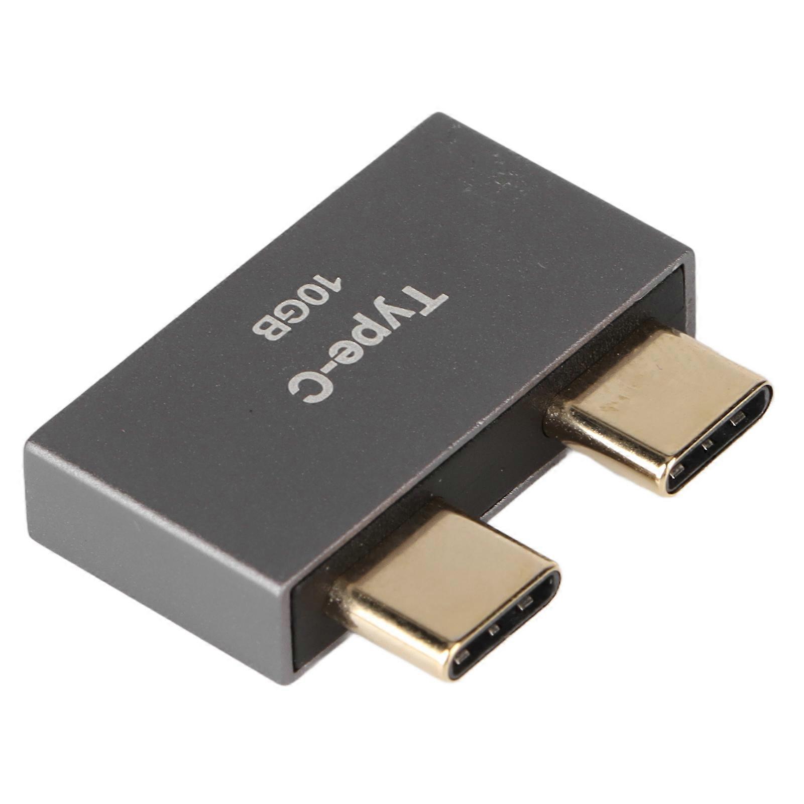 2 Type C Male to Type C Female Adapter for Macbook Charging Data Port Protection