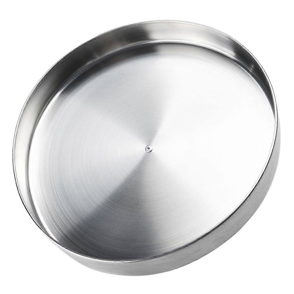Kitchen Storage Case Rotatable Storage Box Silver 19.50X19.50X4.50cm Space-saving 1Set