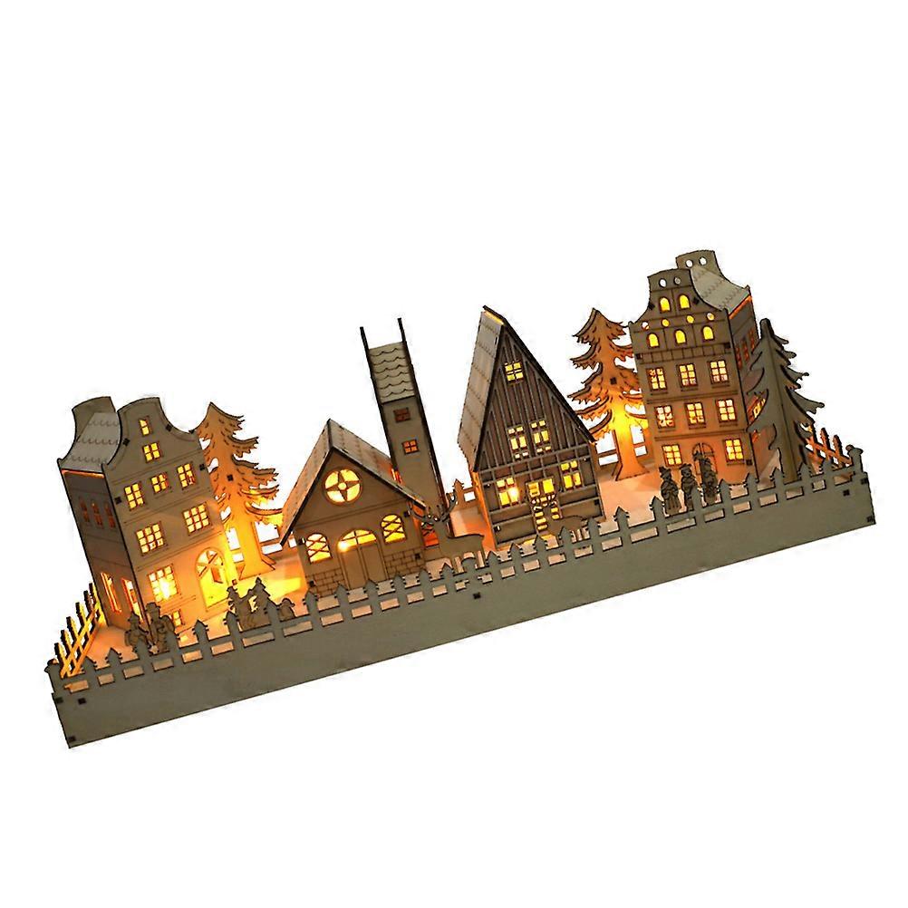 Khaki Glowing House Decor for Xmas Party Vibe Soft Lighting Unique Xmas Gift Tabletop Adorn PC 1PC