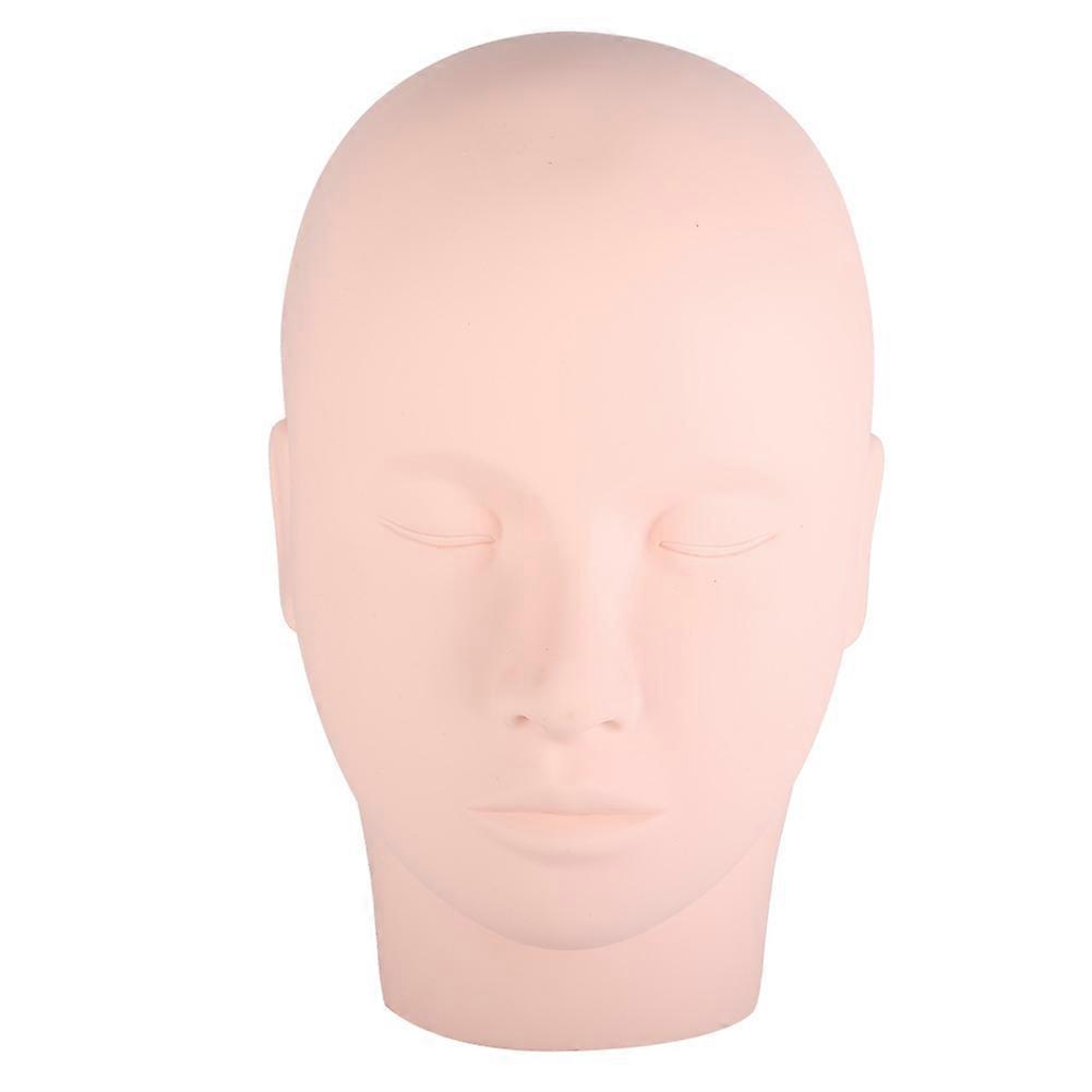 Soft Silicone Makeup Micro Blading Eyelashes Grafting Practice Mannequin Training Head