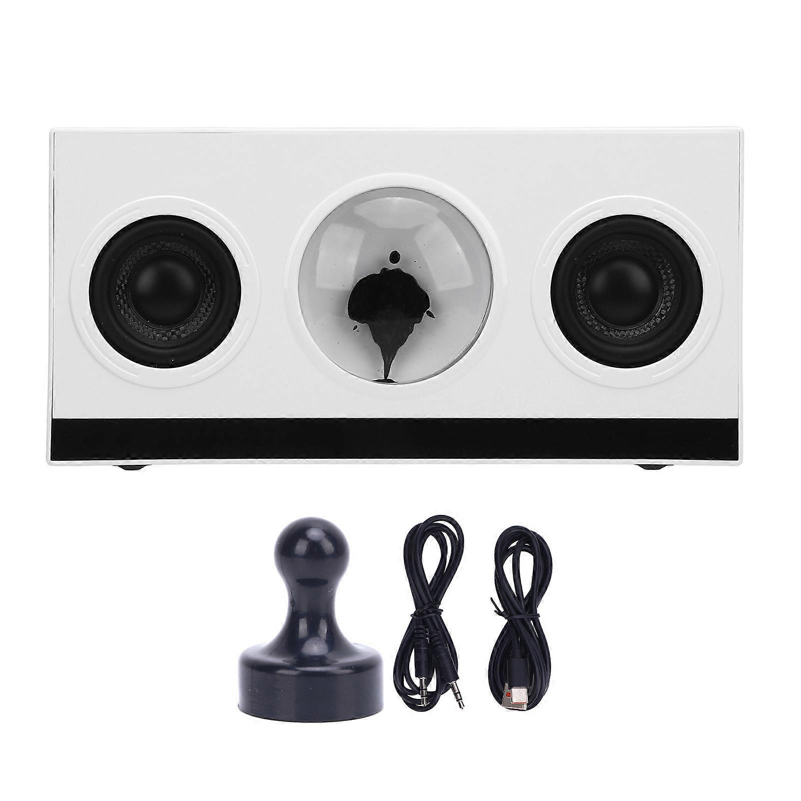 Magnetic Fluid Bluetooth Speaker with Dancing Ferrofluid and Colorful Lights, Bluetooth 5.3