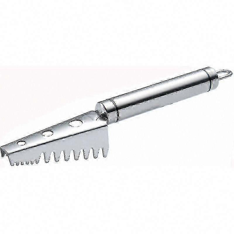 Stainless Steel Fish Scale Scraper with Serrated Edge for Quick and Easy Fish Scale Removal