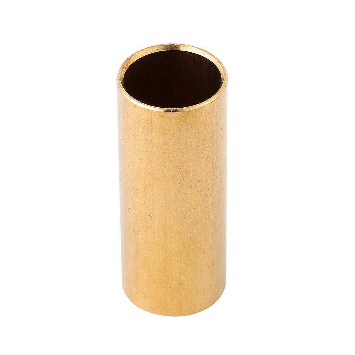 Brass Guitar Slide Finger Sleeve Bottleneck Slider for Electric Guitar and Bass – Durable, Smooth Performance for Professionals, Enhanced Sustain and