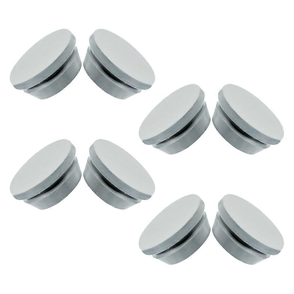 8pcs Rubber AC Drain Plugs Leakproof Seal Caps for External Unit Water Drain Holes Easy Install Stoppers for Portable Air Conditioners
