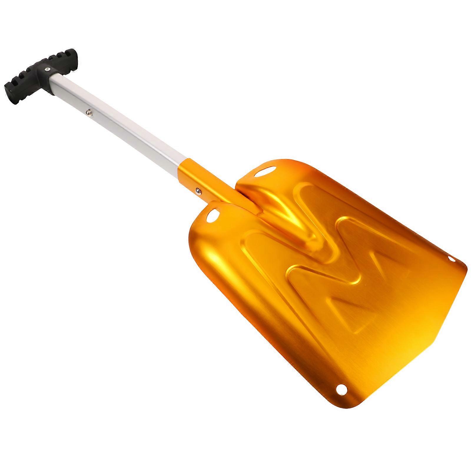 Snow Aluminum Anti Rust Explosion Proof Ice Snow Remover for Road Garden Orange 65X20 Cm 1Pcs