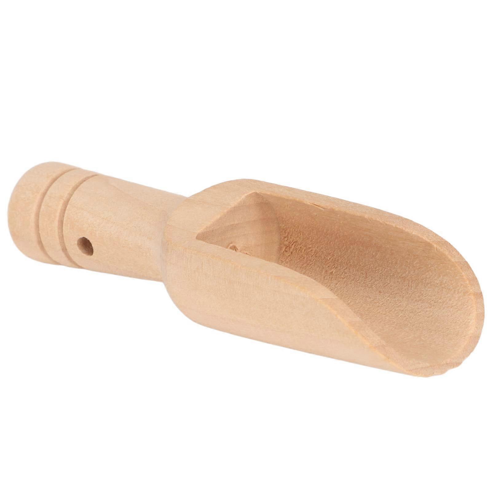 Wood Bath Salt Scoop, Lightweight Multitool for Shower Use, 2.4 x 7.6 cm Salt Spa Accessory, Versatile and Durable