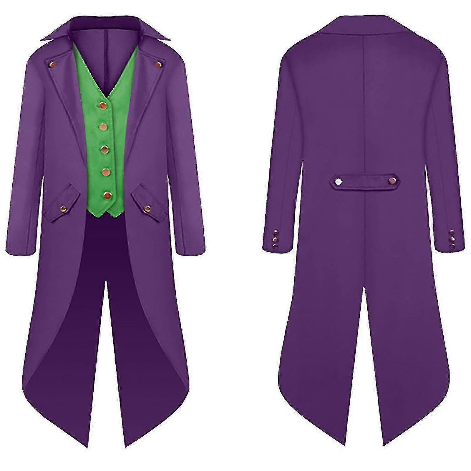 ハロウィンコスチュームハロウィン親子服メンズレトロ服子供用ミッドレングスパンクレトロタキシード