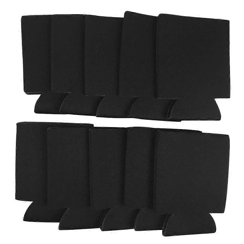 10 pezzi coppe coperchio festa bere birra lattina refrigeratori soda coolies manica set di tazze termico cooler accessori copritazza 10F