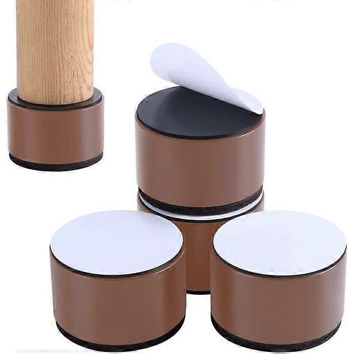 Bed Risers Furniture Risers Add 2 Inch Height, Solid Steel Supports 10,000 Pounds, Table Riser,