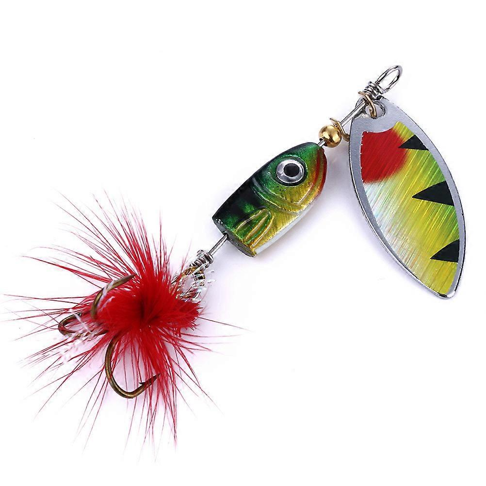 3pcs Lifelike Rotating Sequin Fishing Lures Sinking Fish Shaped Baits for Freshwater Trout and Carp Anglers