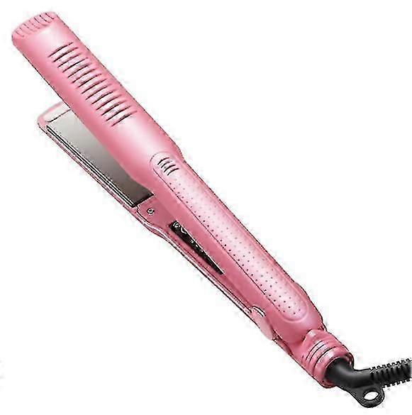 Thermostat 5 vitesses Fer à friser 3 en 1 Fer à maïs interchangeable (rose)
