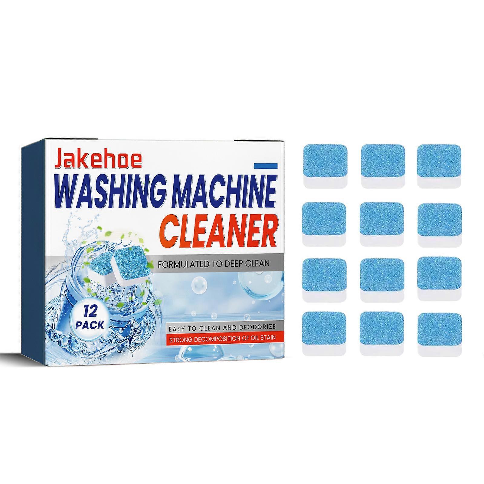 Jakehoe Washing Machine Cleaner Tablets for Drum & Tank, Deodorizing & Dirt Removal