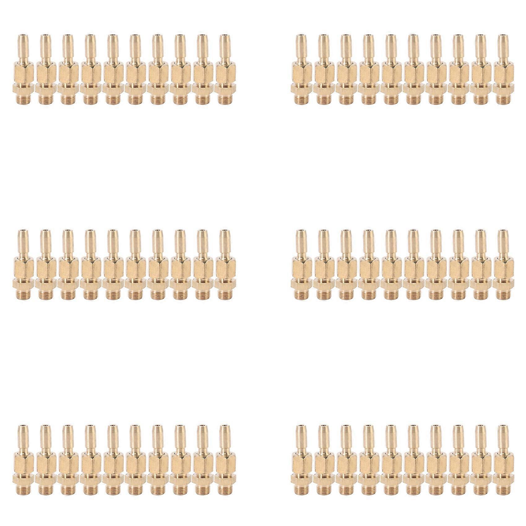 60Pcs 1/8 Inch DN6 Brass Gushing Water Fountain Nozzles Universal Water Curtain Nozzle