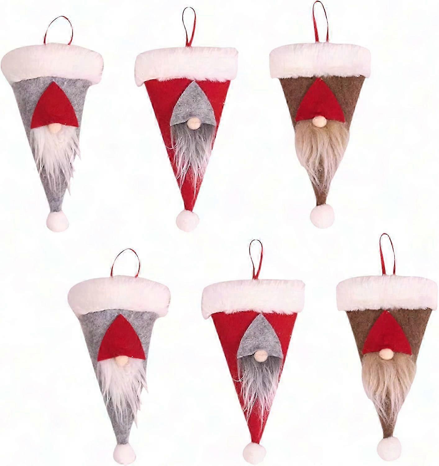 6pcs Christmas Tableware Holders for Holiday Dining Decor