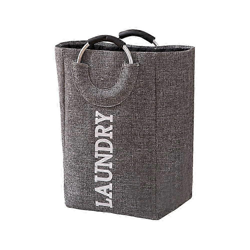 Foldable laundry basket, large capacity laundry bin with handle, collapsible storage solution