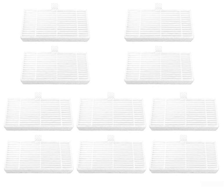 Ersatzfilter für Roboter-Staubsauger ZCWA BR150BR151, 10 Stück, Kompatible HEPA-Filter für 2-in-1-Roboter-Staubsauger