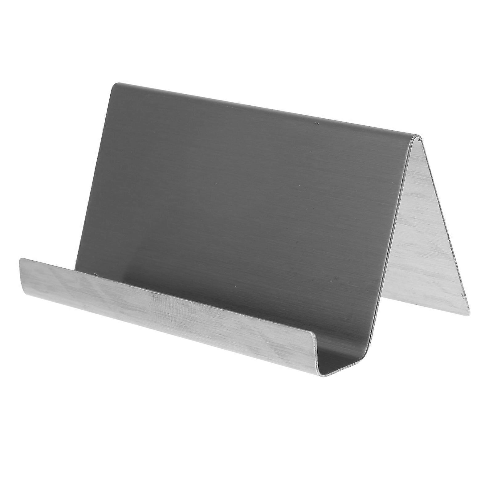Portable Card Display Rack Black Office Use Professionals Minimalist Card Organizer Hold Phone 1Pack