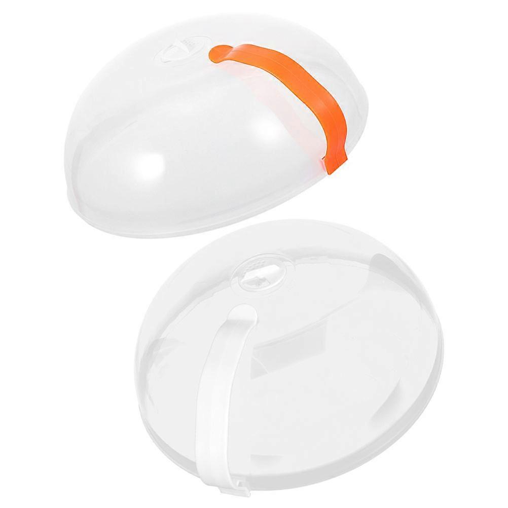 Microwave Splatter Cover for Food Made of PP Retains Freshness and Reduces Flavor 2pcs Assorted Color