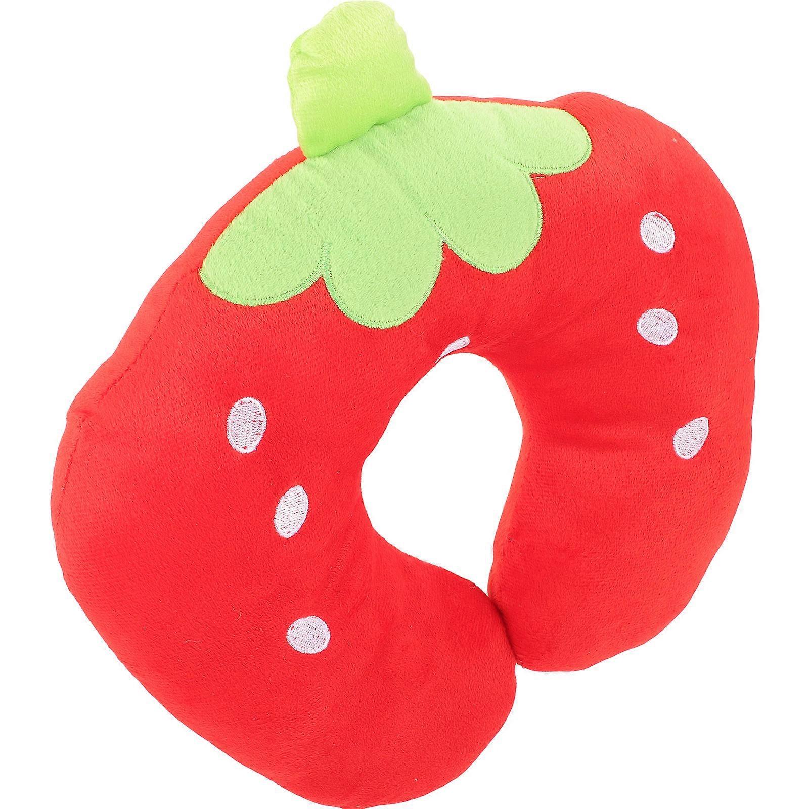 U Shape Neck Pillow, Compact Travel Pillow for Airplane, Office, Reading, and Gaming, Comfortable Design with Cartoon Pattern