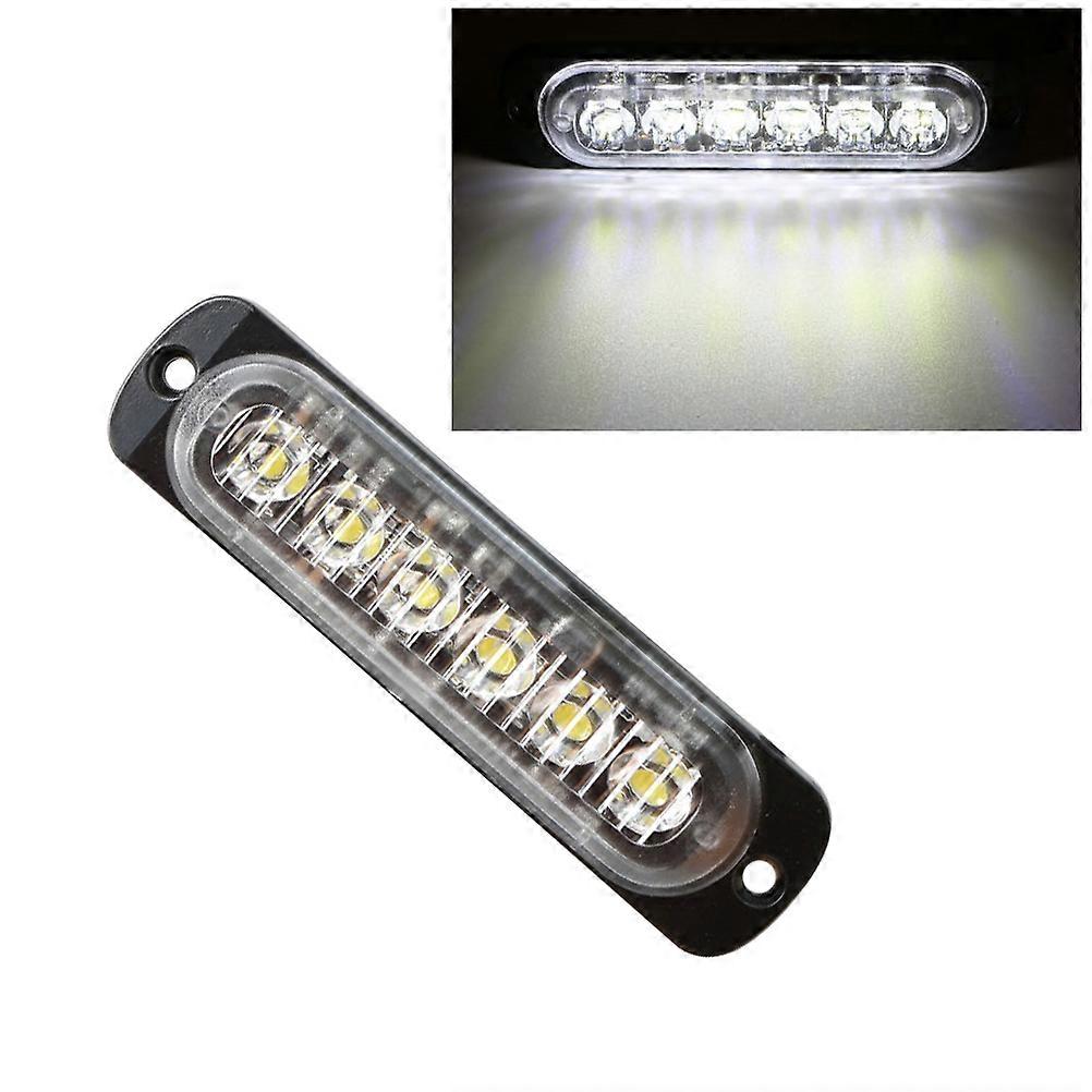 Automotive Emergency Strobe Lights Caution Light Security Personnel White 1Set