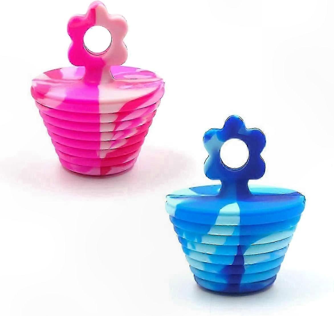 Multipurpose Drain Stopper Set for Bathtubs and Sinks 2-Pack