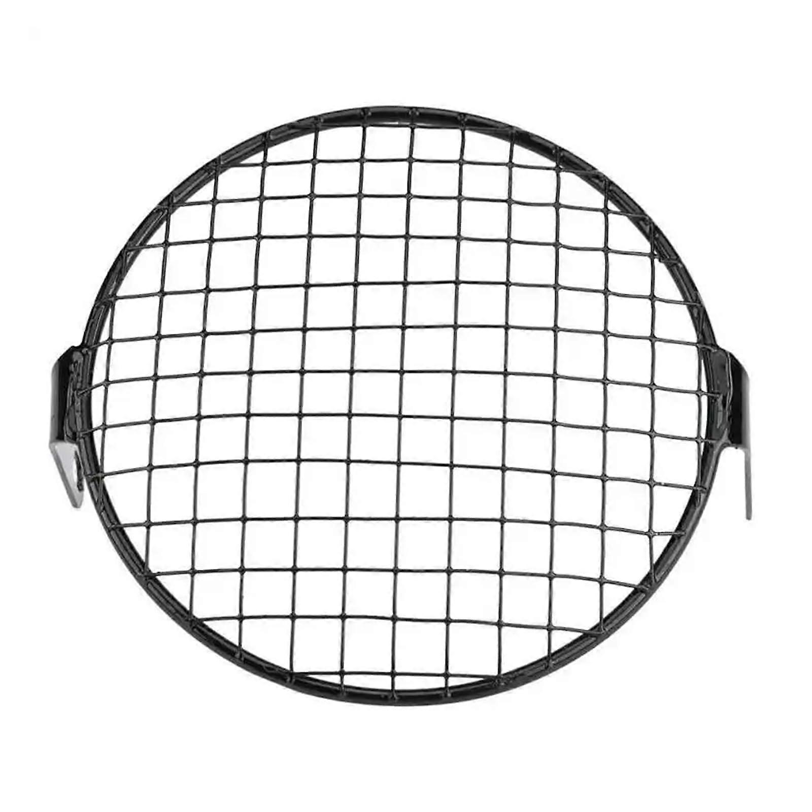 Scheinwerfer Abdeckschutz Protector 6.5 Zoll Universal Motorrad Scheinwerferschutz Grill Lampenabdeckung Chopper Style