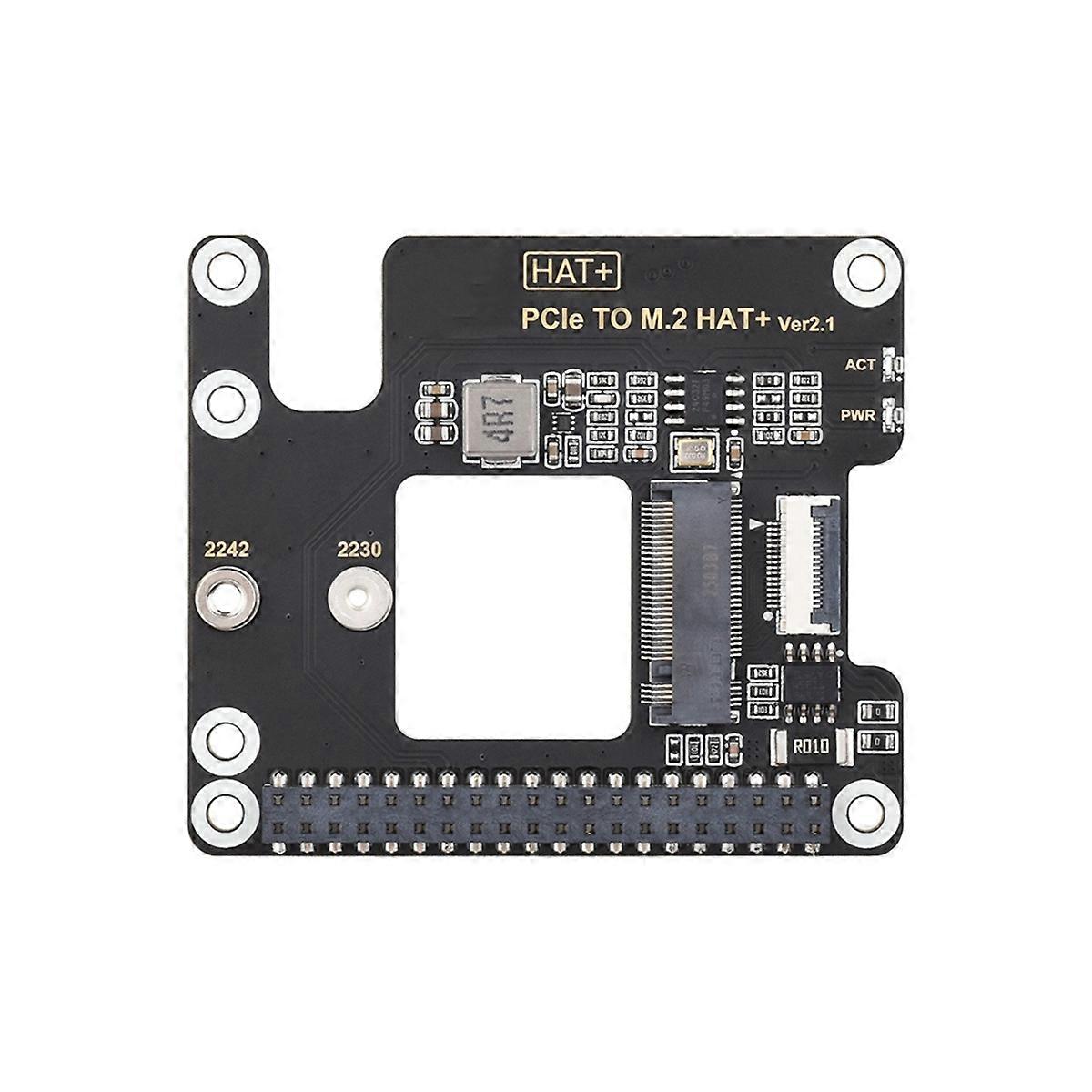 PCIe to M.2 Adapter for 5, Supports NVMe Protocol M.2 Solid State Drive, HAT + Standard