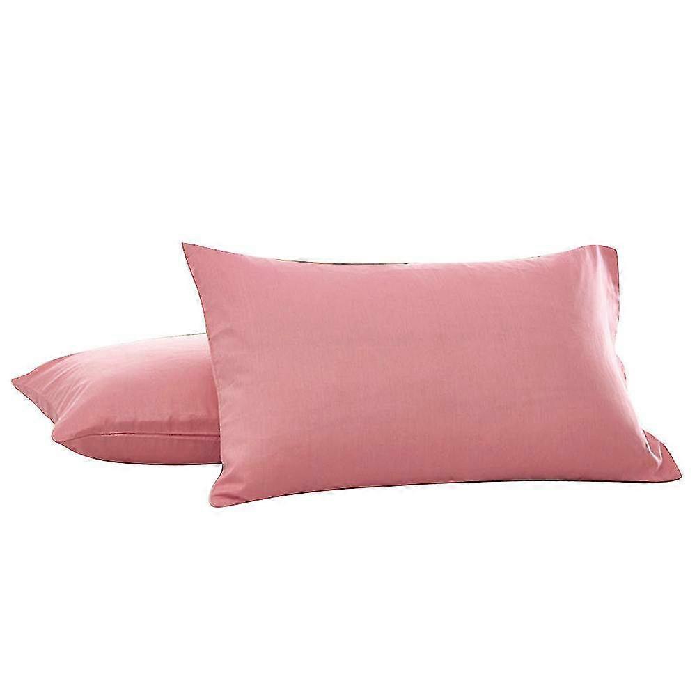 Modern Simple Style Pillowcase 47 x 74 cm - Comfortable and Delicate Design for Home Use in Pink Color