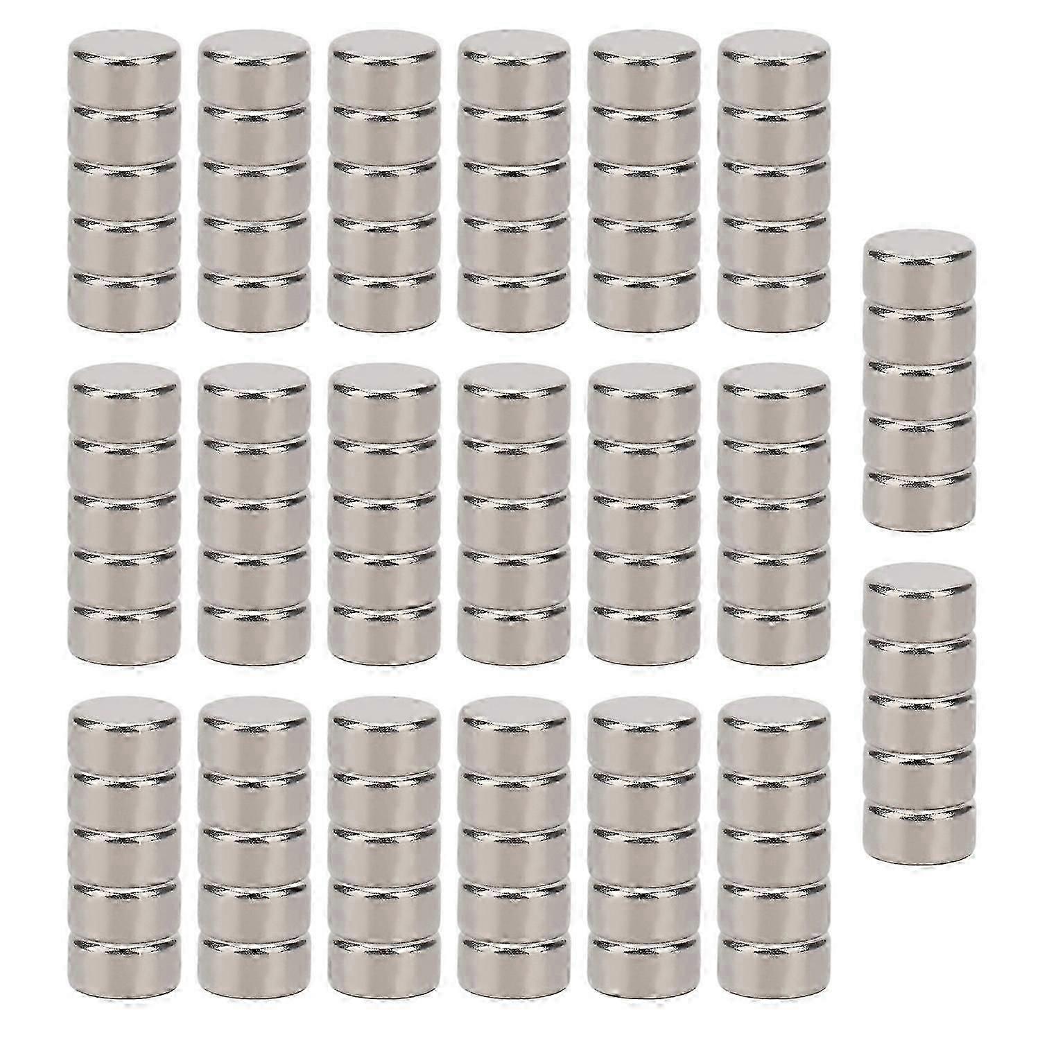 100PCS Super Strong Neodymium Magnets Mini Size Round Shape Industrial Magnets for Billboard 8 X 4mm