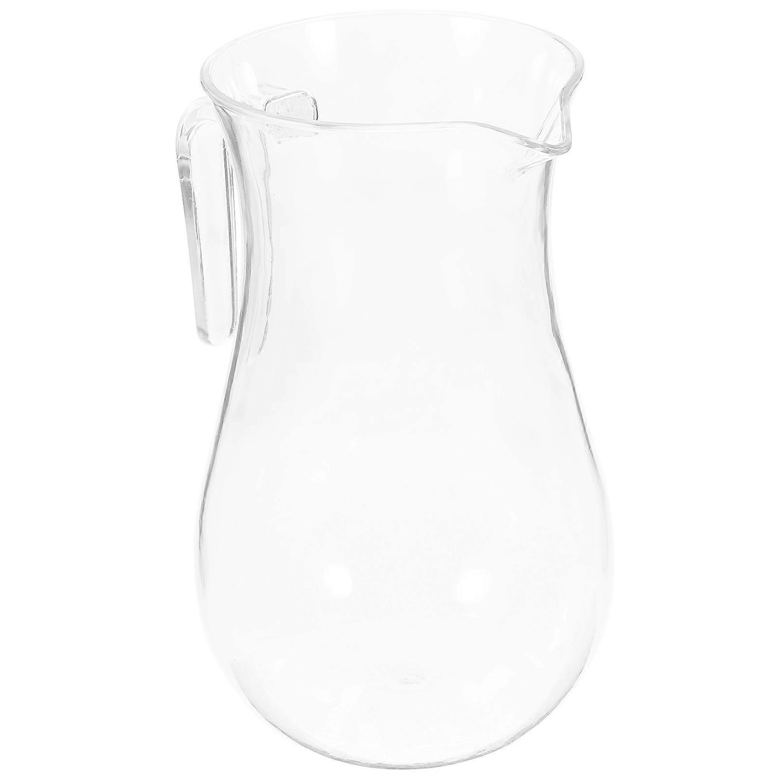 Transparent Plastic Wine Decanter for Storage Use with Smooth Edges and Unique Design 1 Piece