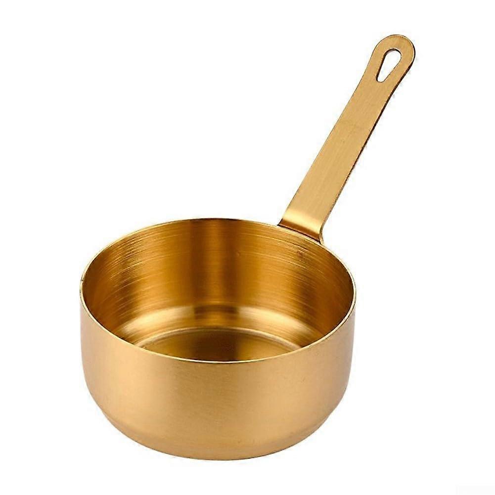 304 Stainless Steel Small Saucepan with Long Handle, Easy Grip, Compatible with Stovetops, 9-inch Size