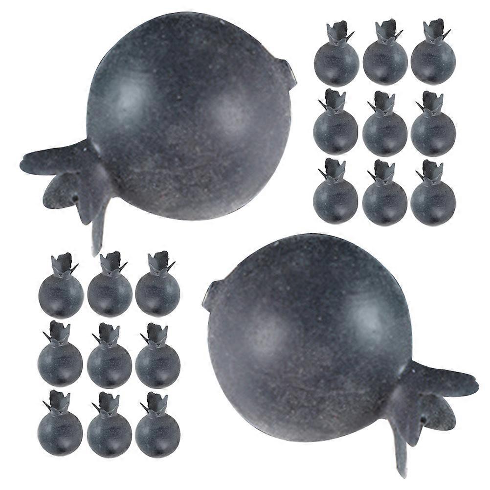 Lifelike Artificial Blueberries for Decoration with Fine Craftsmanship and Details 25 Pcs