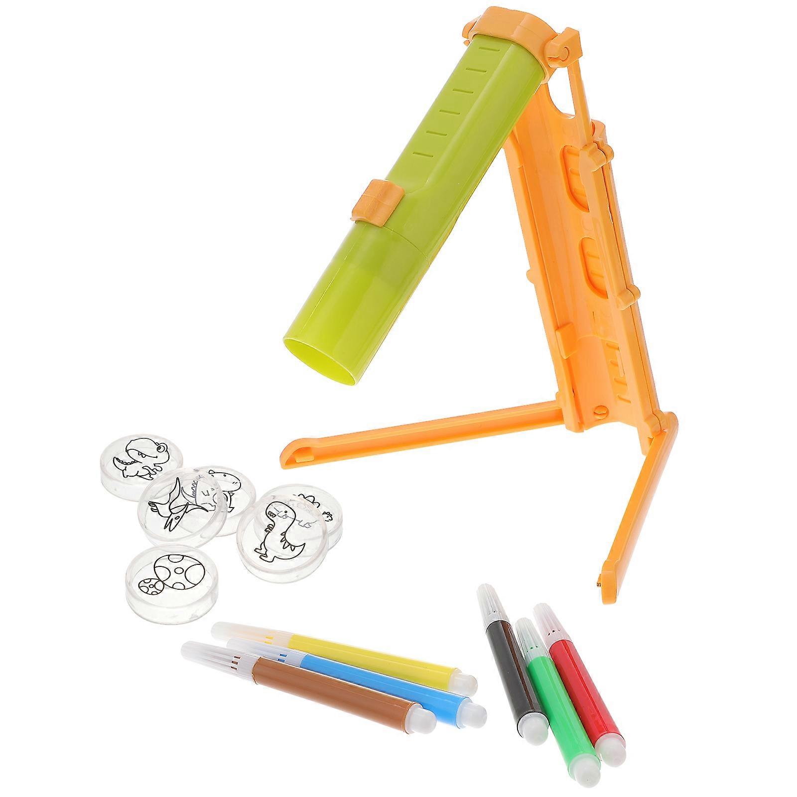 Kids Drawing Projector Toy 1 Set Projection Design For Educational Activities Home Play Encouraging Learning